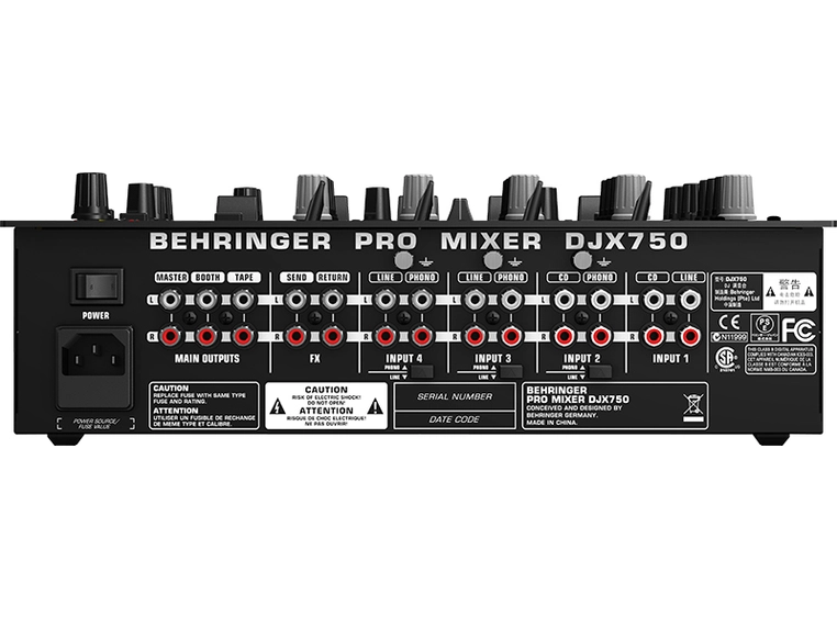 Behringer DJX750 - profesjonell mikser 